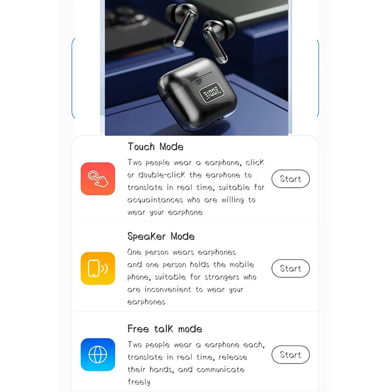 Беспроводные наушники Smart wirele с Bluetooth цвет в ассортименте