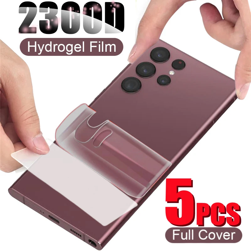 

Защитная пленка для задней панели Samsung Galaxy S22 Ultra S22 Plus, Гидрогелевая пленка, защита экрана от царапин для Galaxy S22, не стекло
