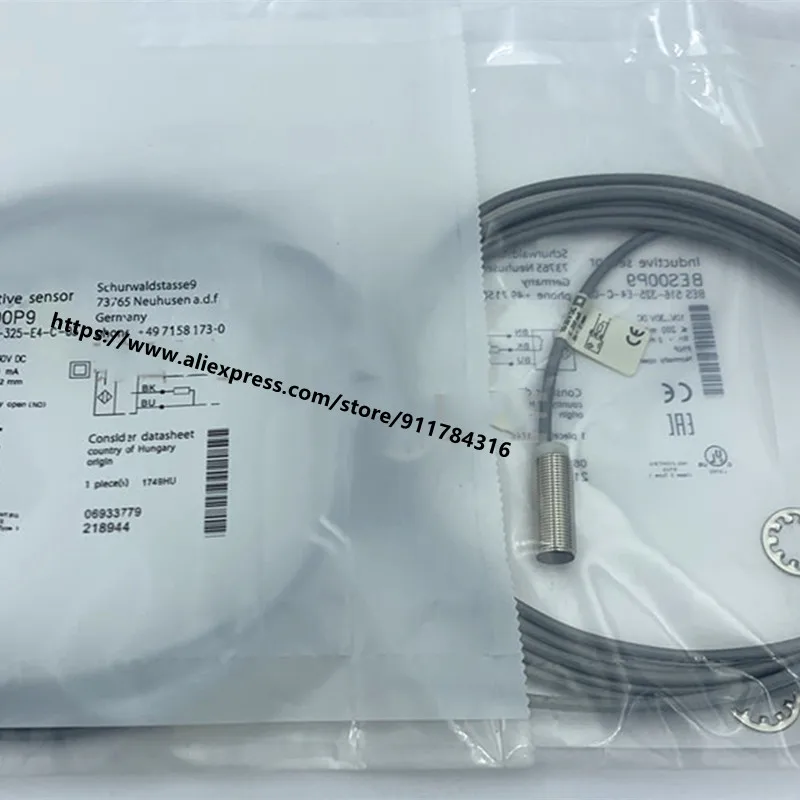 3 шт., Новый бесконтактный переключатель Balluff BES00P9 BES 516-325-E4-C-03 516-325-E4-C-PU-05, постоянный ток, три провода, PNP, нормально открытый