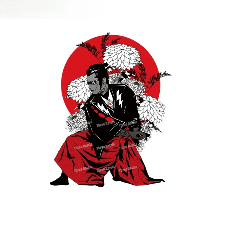 Car Sticker Funny Samurai Demon Vinyl Decals Bumper Rear Window Body Decoration Waterproof Sun Protection 13cm*13cm |