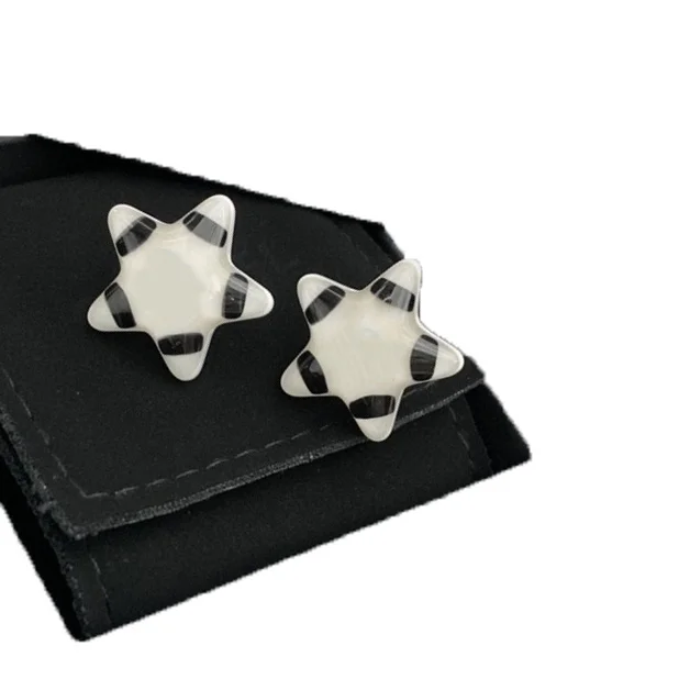

2022 Hot Trend Brand C Letter Star Earrings Ear Studs Everyday Wear Versatile Jewelry Atmosphere Fashion Cute