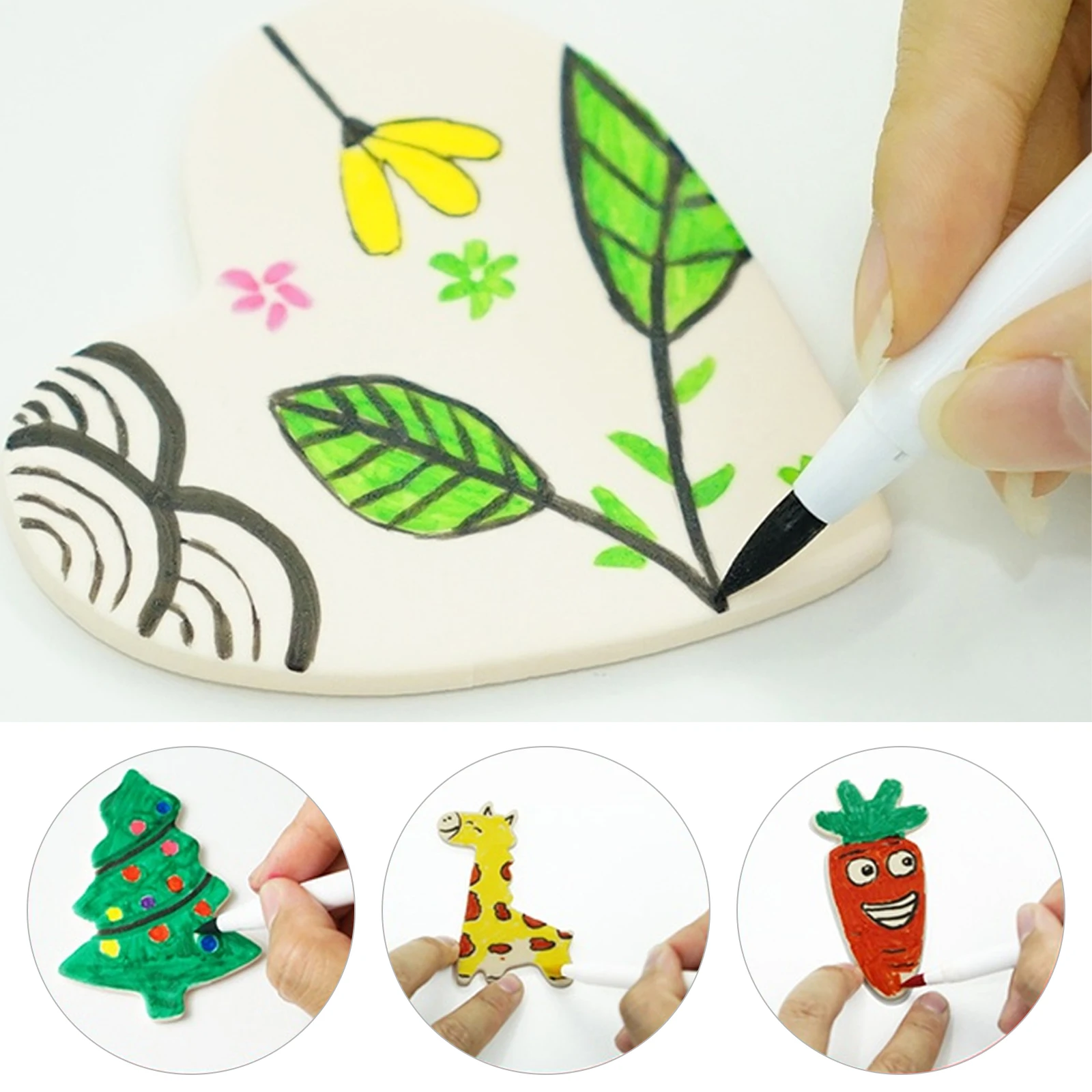 

Baking Fondant Cake Coloring Painting Outline Pigment Biscuits DIY Hand-painted Macaron Writing Pigment Pen Party Decorating