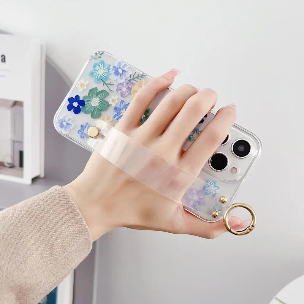 ДЛЯ Vivo Y75 Y33 Y55 T1 Y52T Y55s Y76 Y83 Y81 V11 X21s V20 V21 V25 Y02 маленький цветочный ремешок держатель