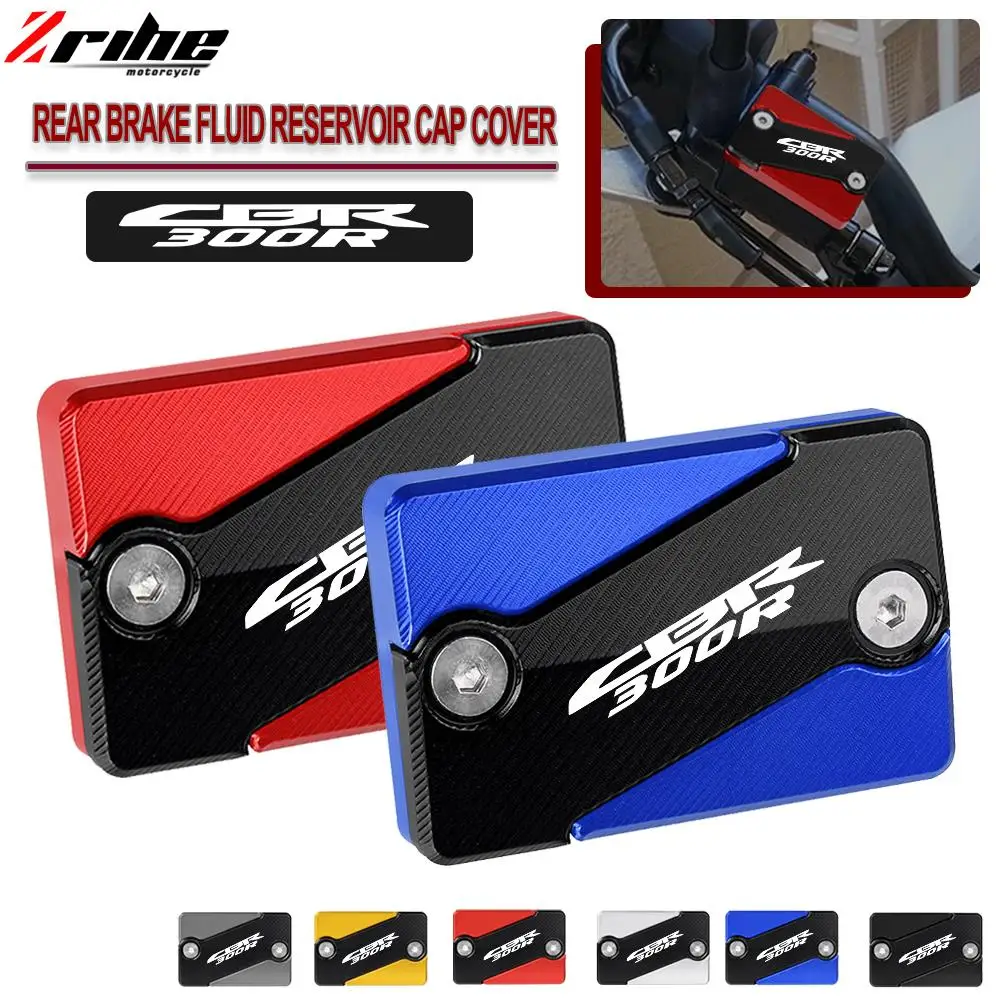 

For Honda CBR300R 2015 2016 2017 CBR 300 R CB300R Motorcycle Scooter Accessories CNC Rear Front brake Fluid Reservoir Cap Covers