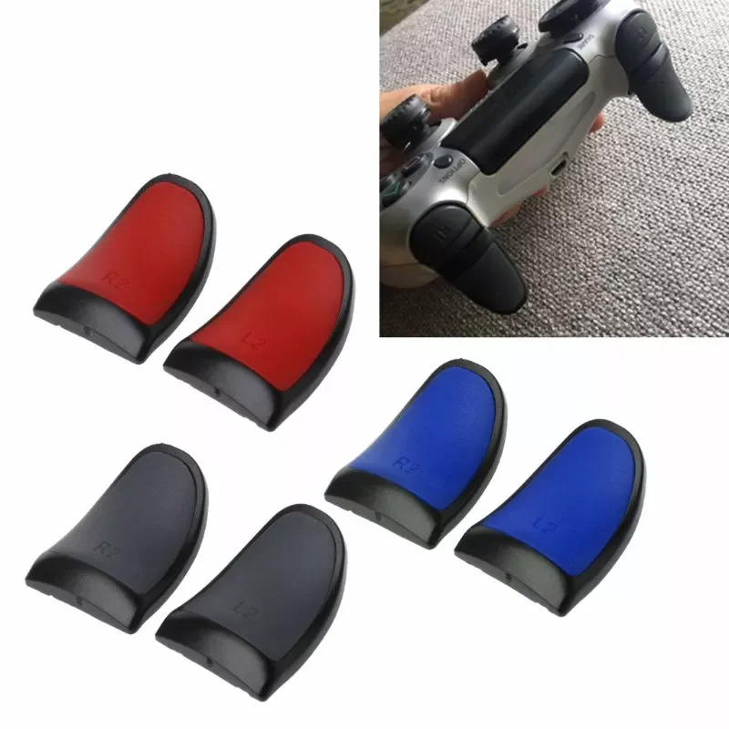 

1 Pair New Anti Slip L2 R2 Trigger Extended Buttons Kit For PS4 Controller Analog Extenders Thumbtick