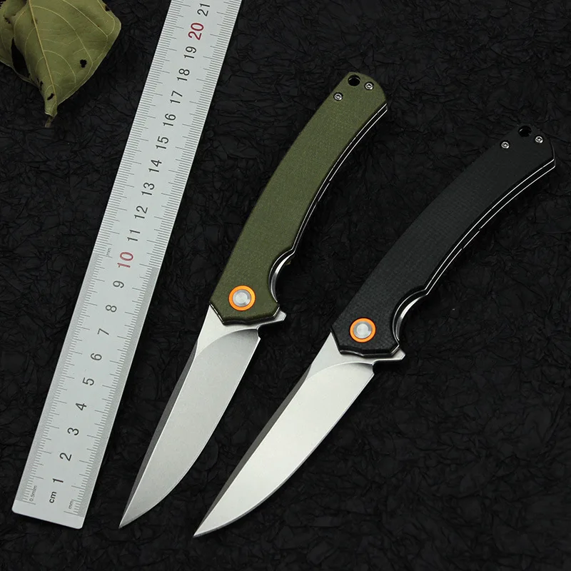 

GT964 Folding Knife D2 Blade Hemp Fiber Handle Pocket Outdoor Camping Hunting Survival Tactical Utility Friut Knives EDC Tools