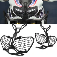 headlight grille guard cover protector for honda crf 1000l africa twin adventure sports 2017 2018 2019 2020 2021 head light lamp