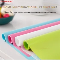 1 roll kitchen table mat drawers cabinet shelf liners cupboard placemat waterproof oil proof shoes cabinet mat refrigerator mat