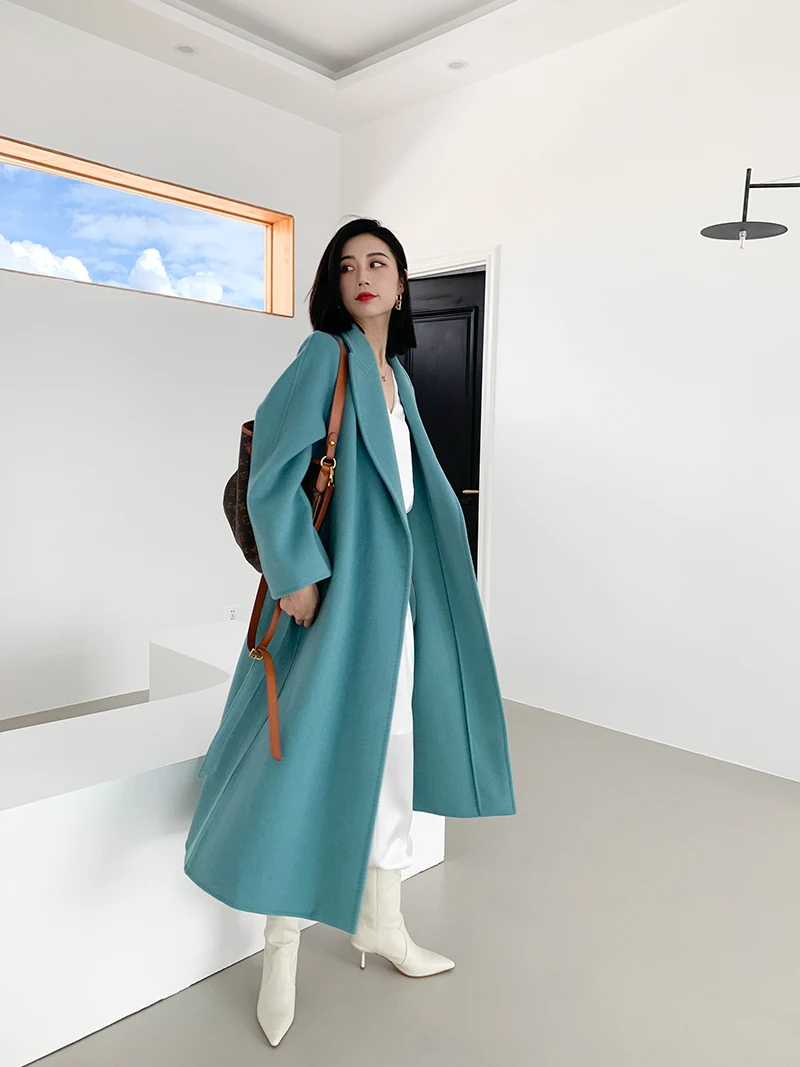 Новый сезон шерсти для продвижения высокий халат с лангуидом ленивый