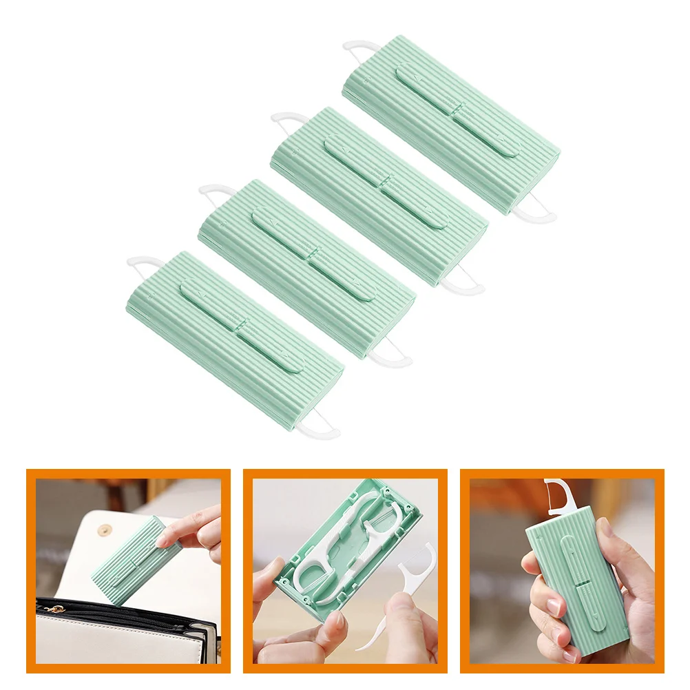 

40 pcs Dental Oral Cleaner Floss Teeth Cleaning Floor Dental Floss Picks with Portable Boxes
