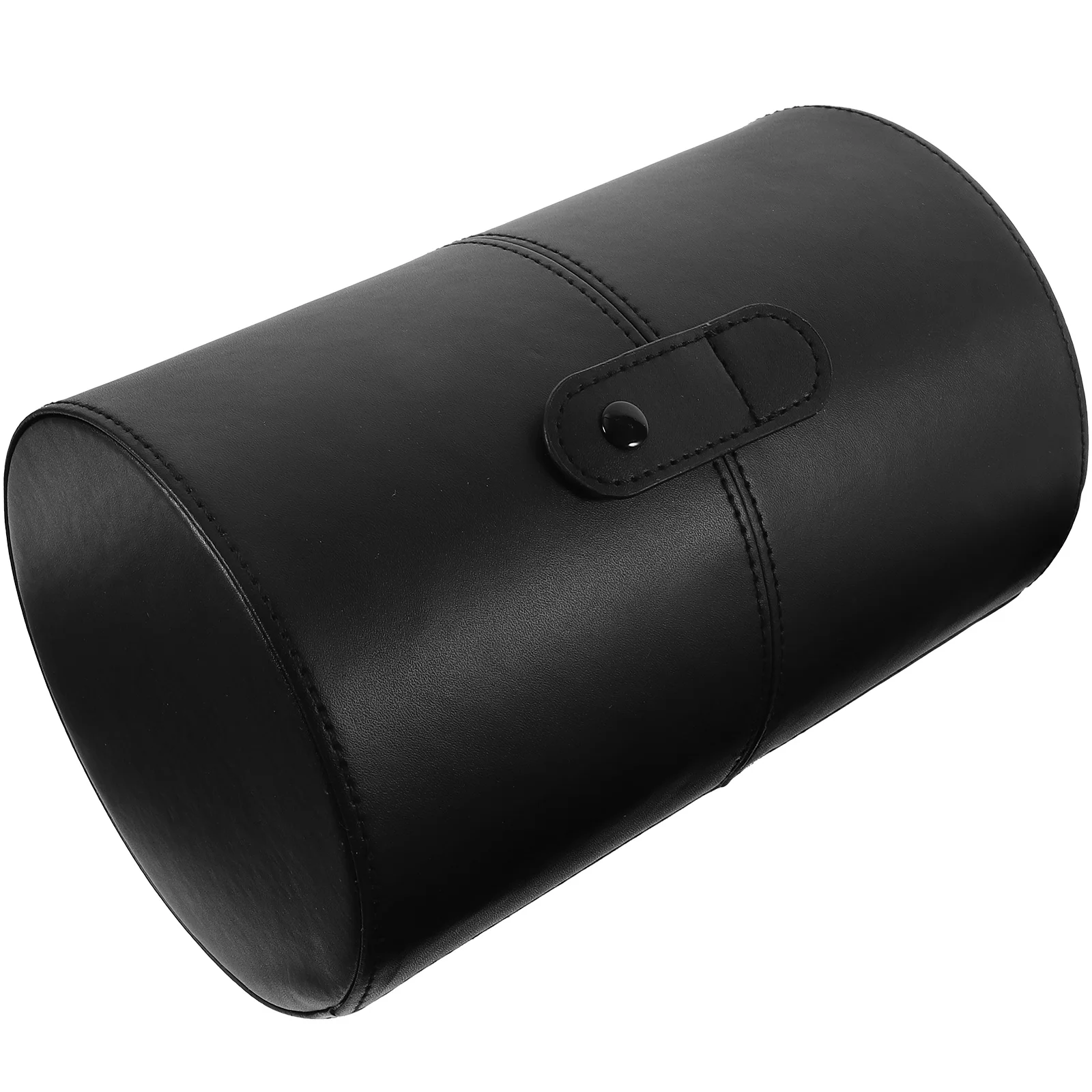 Портативный косметический цилиндр для хранения кистей макияжа (черный корпус)