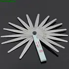 1 Набор, 100 мм, длина, метрический щуп, 17 лезвий, заполнитель зазора 0,02-1,00 мм, инструмент для измерения толщины, новый