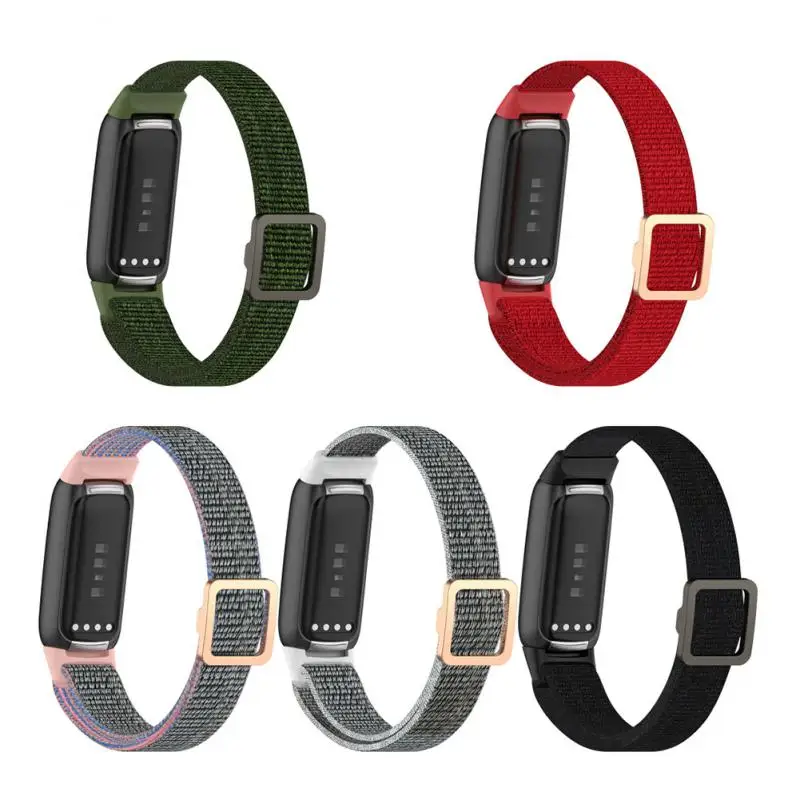 

Waterproof Watch Band Braided Nylon Strap Elastic Replaceable Strap For Fitbit Luxe
