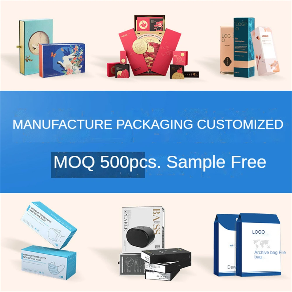 

Customized Colour Paper Boxes for Small Business Packaging Craft Gifts Giving Products Custom-Trailor Persaonal LOGO Printing