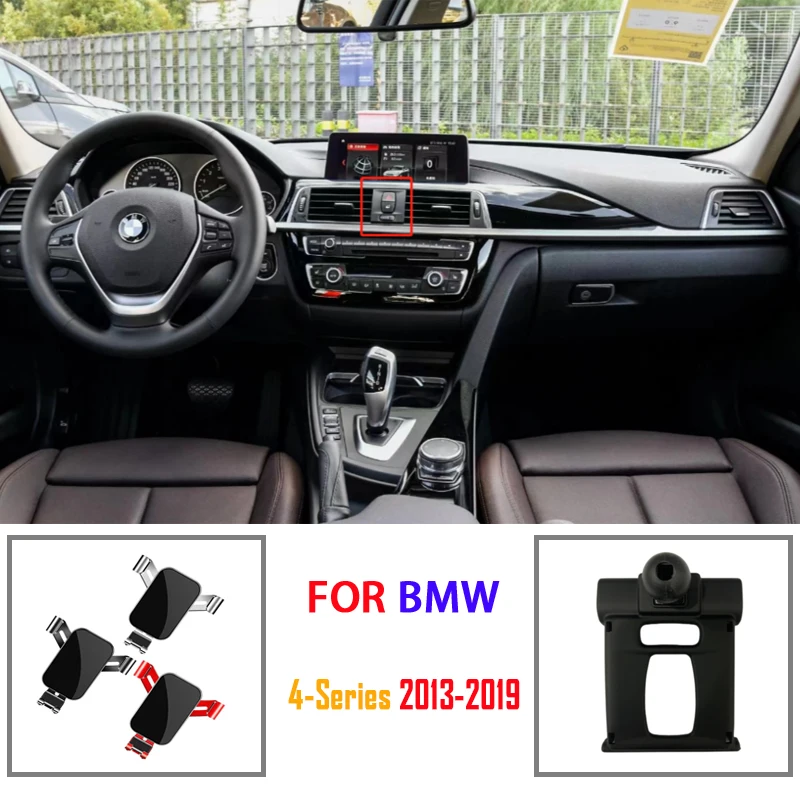 

Car Phone Holder Car Navigation Mobile Phone Holders Bracket Support for BMW 4-Series 2013 2014 2015 2016-2019 Auto Accessories
