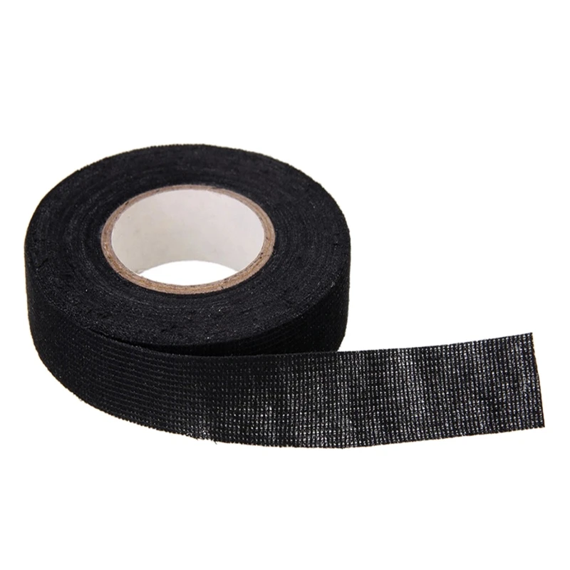 

Automotive Wiring Harness Cloth Tape Black Flame Resistant Tape Strong Adhesive Cloth Tape Noise Damping Tape Length 15m