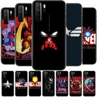 2022 iron man spiderman black soft cover the pooh for huawei nova 8 7 6 se 5t 7i 5i 5z 5 4 4e 3 3i 3e 2i pro phone case cases