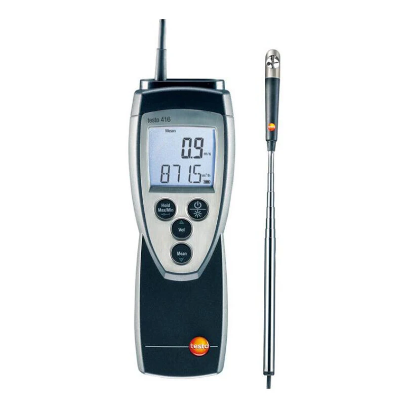 Фото Testo 416 Анемометр Измеритель скорости воздуха Анемограф Флюгер Анемометр №2