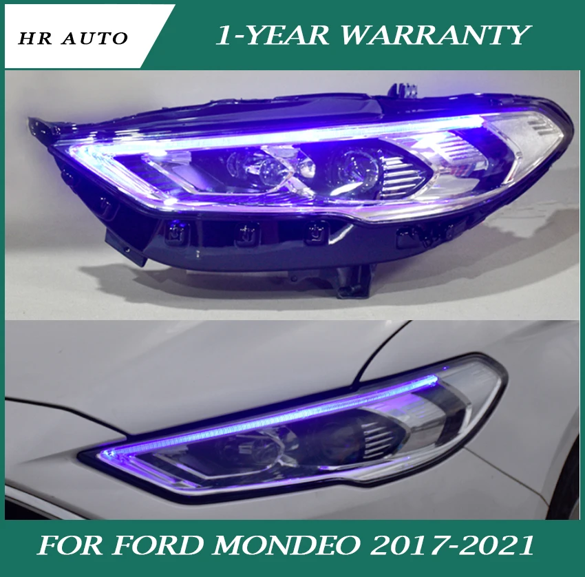 

Автомобильная фара подходит для Ford Mondeo 2017-2021 фары модифицированные высококлассные фары Дневные ходовые огни фара в сборе