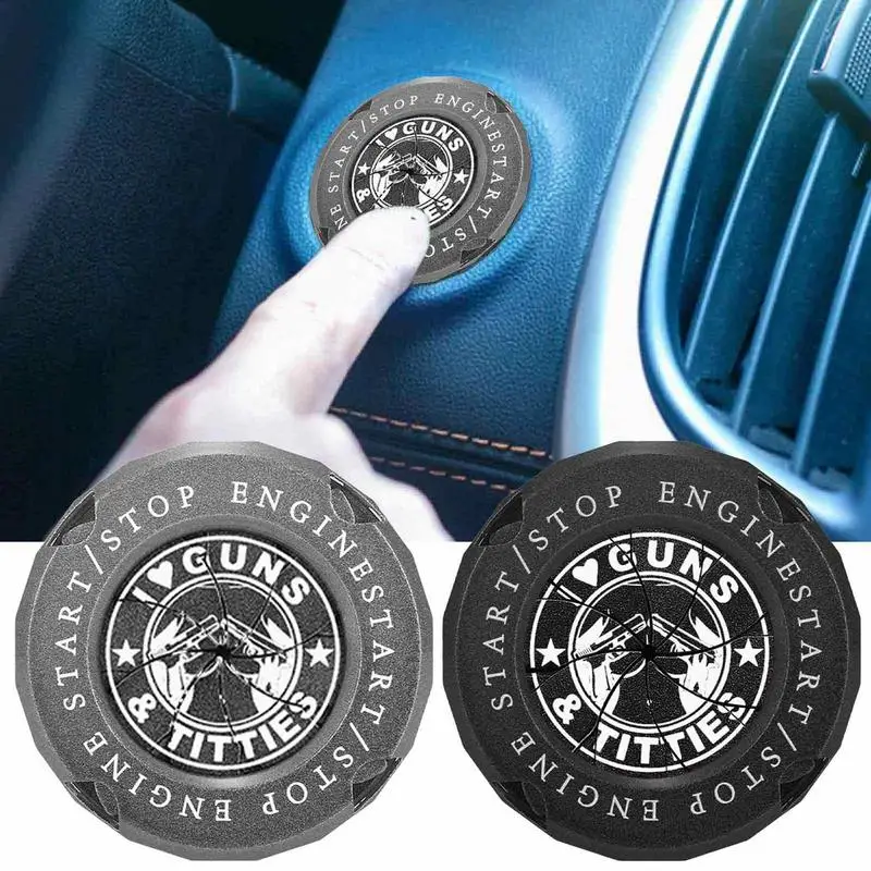 

Запуска двигателя автомобиля крышка кнопки внутренней модификации одна кнопка включения зажигания переключатель вращающаяся Защитная крышка Стартовое кольцо