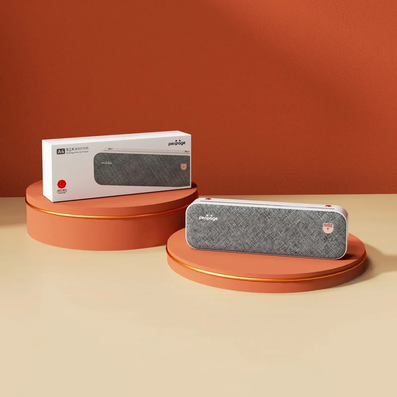 Peripage A40 Tragbarer A4-Thermodruck с разрешением 203 точек на дюйм Sans-Fil-Dokumentendruck Fur (1) Buros