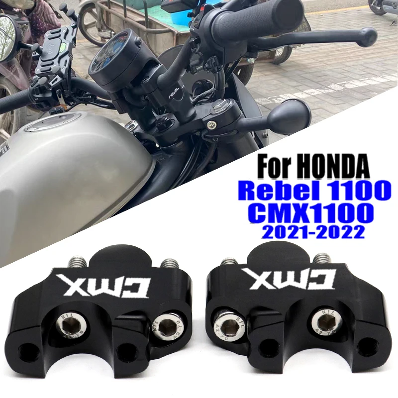 

CM1100 Handlebar Riser For HONDA Rebel CM CMX 1100 2021 2022 CMX1100 Handle Bar Back Move Mount Raised Extend Clamp Adapter Moto