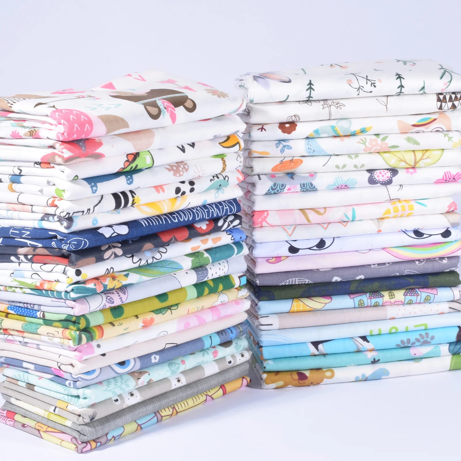 

Baby Child Cartoon Animals 100% Cotton Fabric For Quilting ,DIY Patchwork Cloth,Sewing Quilting Fat Quarters Material Fabric