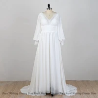 simple a line v neck wedding dresses sash brush ribbon draped flower tulle floor length print high quality gowns robe de ma