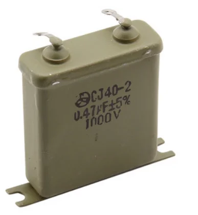 

Железная оболочка 0,47 мкФ 1000V 1600V, масляный погружной конденсатор Cj40-2 0,47 мкФ 1000V