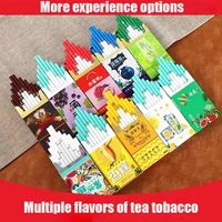 hot selling mixed flavor fruit flavor tea smoke easy to smoke and healthy cigarettes without nicotine suitable for men and women