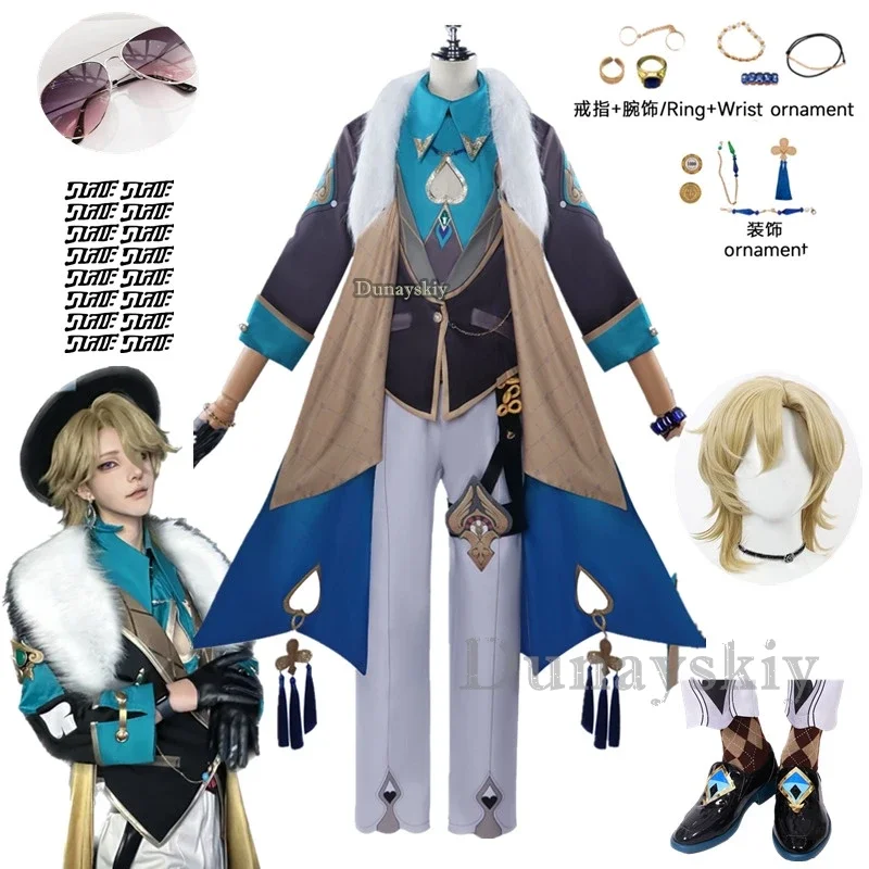 Парик мужской для косплея из игры Звезда и рельс