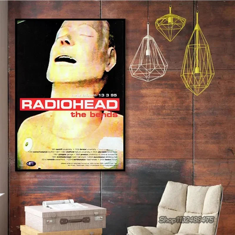 Постер на стену рок-группы радио музыка художественный Ретро ок компьютерный