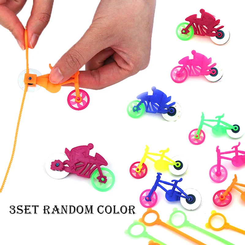 3Set Line Gear Motorcycle/Bicycle Children's Speed Gear Line Toys Kids Birthday Party Favors Gifts