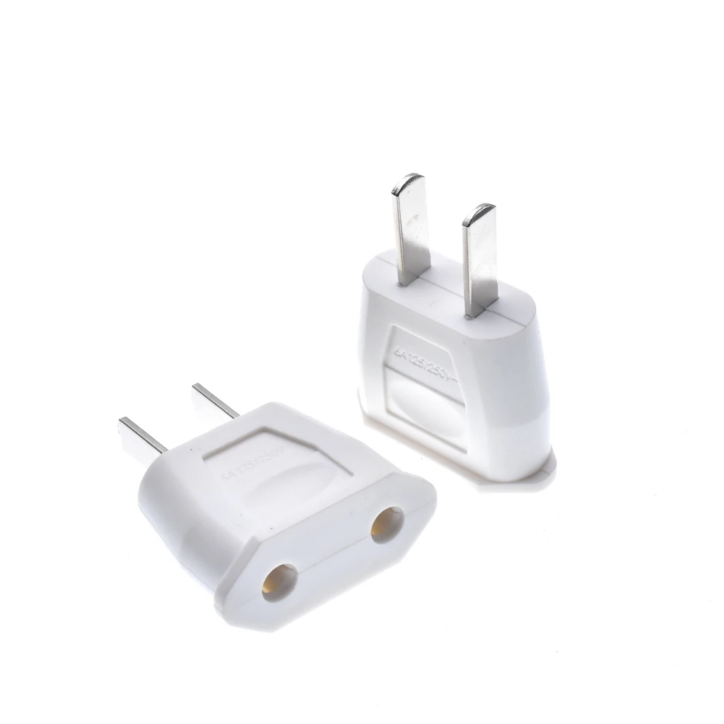 EU Power Cord Cable To 2 Pin US JP CN Plug Adapter European American Japan China Travel Electrical Socket* | Обустройство дома