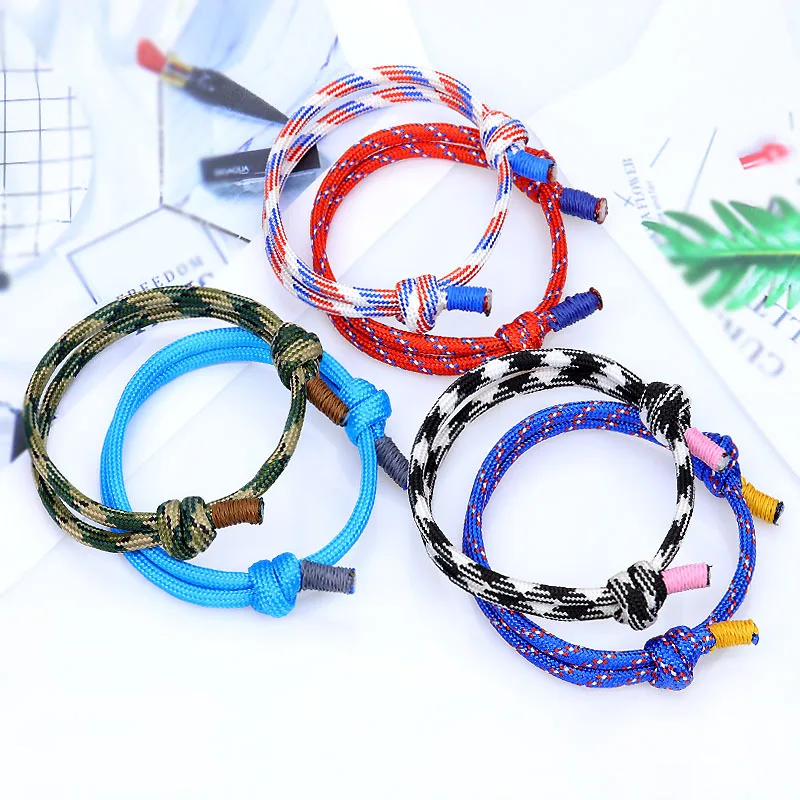 

TAUAM Bohemian Rainbow Friendship Couple Bracelets Hand Weave 2022 Women Tendy Fashion Unisex Braided Pulseras Jewelry Gift
