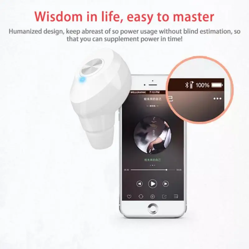 

Mini Sports Outdoor Earphone 50mAh Fast Charging Tws Headphones Noise Reduction Sport Earbuds Wireless Bluetooth Headset Unisex