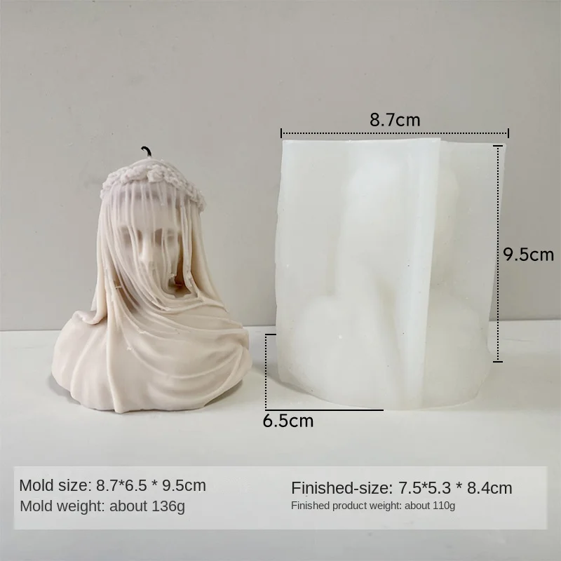 Силиконовая форма для женской ароматерапии вуаль сделай сам Статуя Свободы