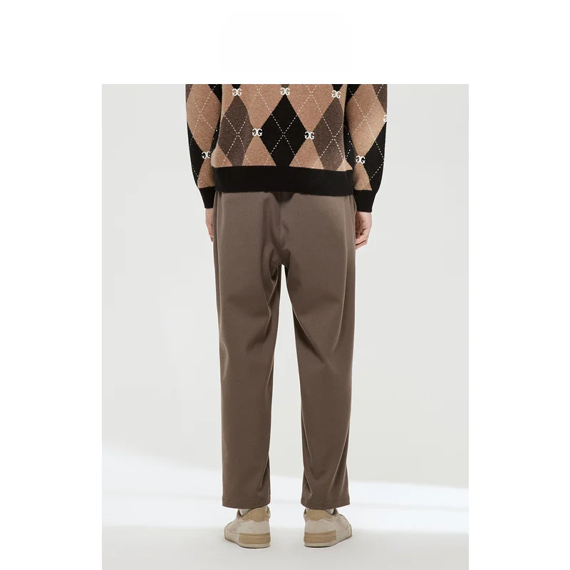 Мужская одежда GxG Минималистичная серия свободные зауженные брюки для зимы