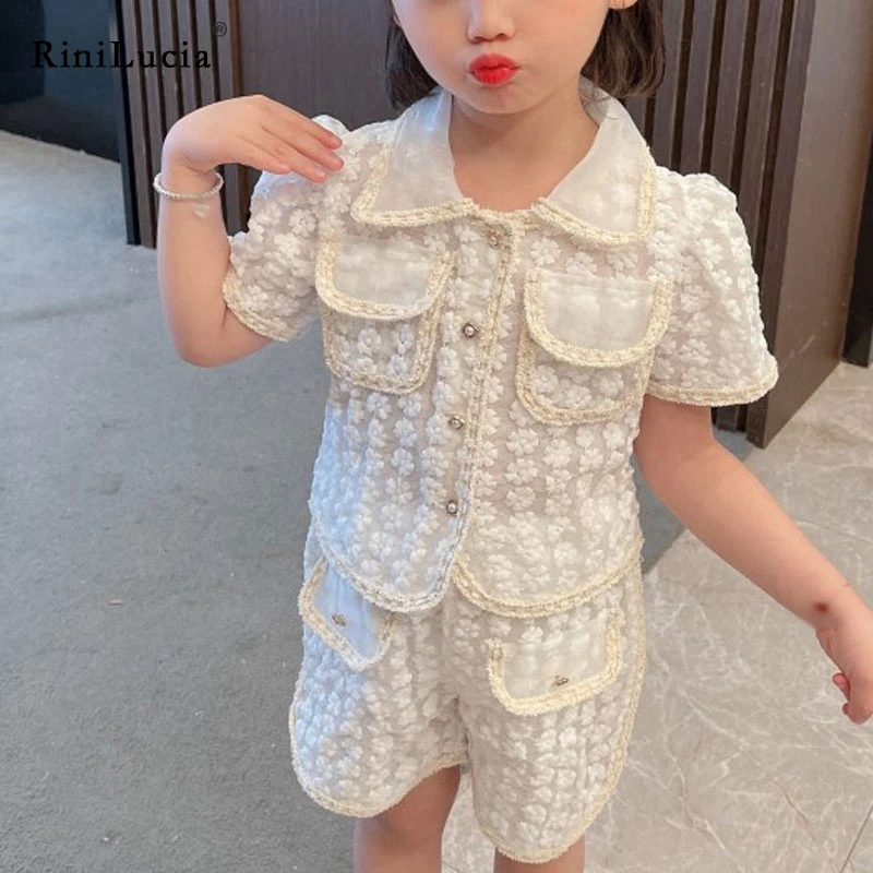 

RiniLucia Fashion Baby Boy's Suit Summer Casual Clothes Set Top Shorts 2PCS Baby Clothing Set for Boys Infant Kids Clothes