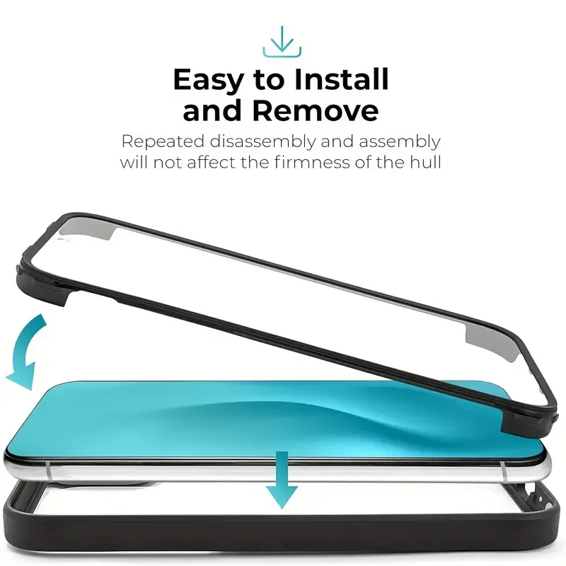 Двухсторонний прозрачный сверхпрочный защитный чехол 2 в 1 на 360 градусов для Samsung