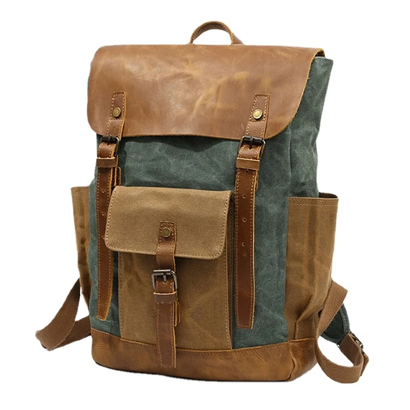 Men's Bags New Canvas Backpacks Men's Outdoor Sports Mountaineering Bags Travel Backpacks Couples Student Bags Laptop Computer