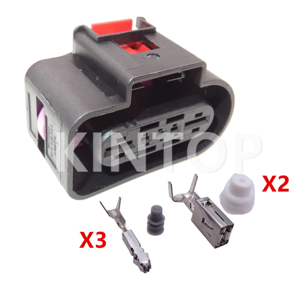 

1 комплект 5 контактов 1K0919230 1K0919231 автомобильный соединитель в пластиковом корпусе с проводами, фотоэлектрическая розетка для топливного насоса для VW Audi