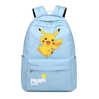 pokemon pikachu anime backpack kawaii schoolbag cartoon pattern large capacity backpack printing trend student backpack