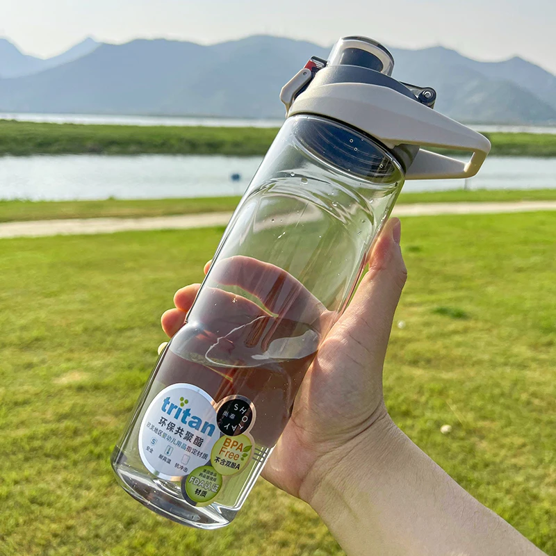 

SHOTAY BPA free Sports Water Bottle Outdoor Bottle Plastic Portable Water Cup Leakproof Camping Bike Bottle TRITAN Material