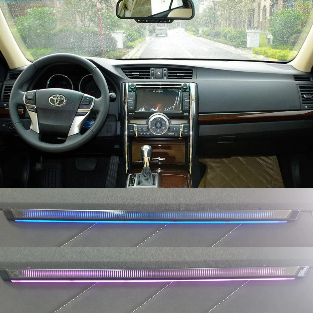 

Special ambient light.update car interior tasty.available for TOYOTA REIZ 2010-2017 button controlled insert installation