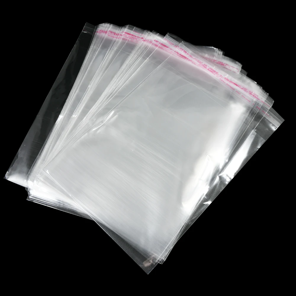 100 шт. самоклеящиеся пластиковые пакеты | Дом и сад