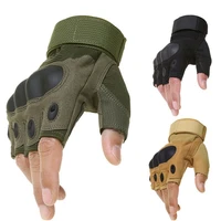 outdoor tactical gloves sport gloves half finger type military men combat gloves shooting hunting gloves