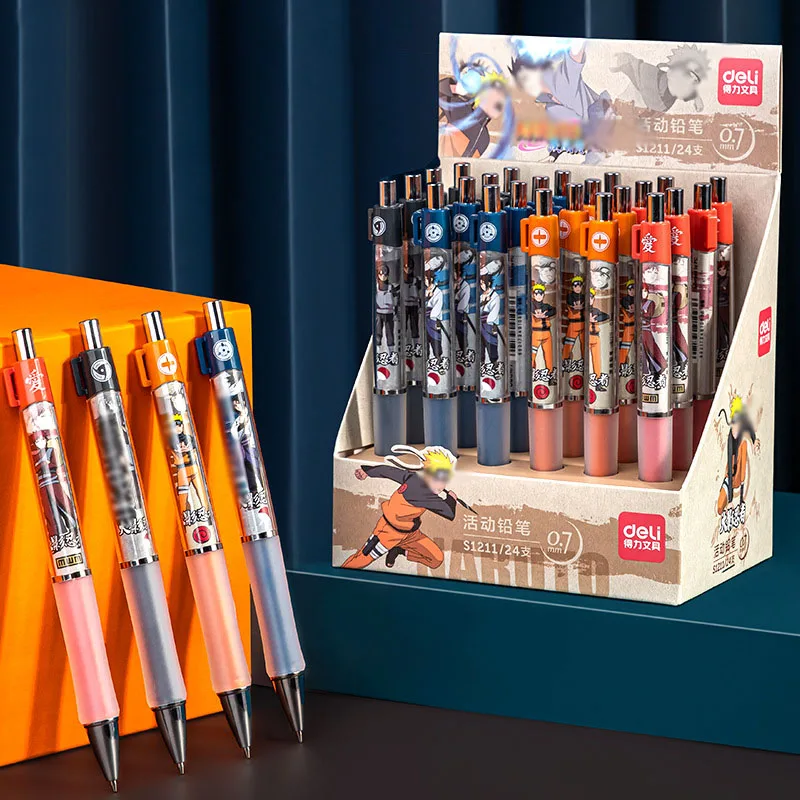 

24 шт./лот креативный механический карандаш ниндзя, милая автоматическая ручка 0,5 мм для детей, школы, офиса, рекламные подарки