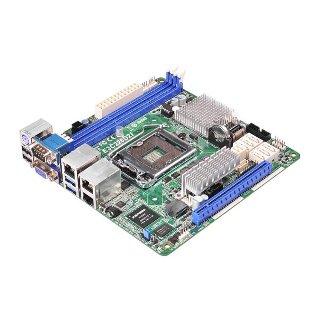 

Материнская плата E3C226D2I для сервера ASRock поддерживает LGA1150 V3V4 DDR3 1600/1333 ECC