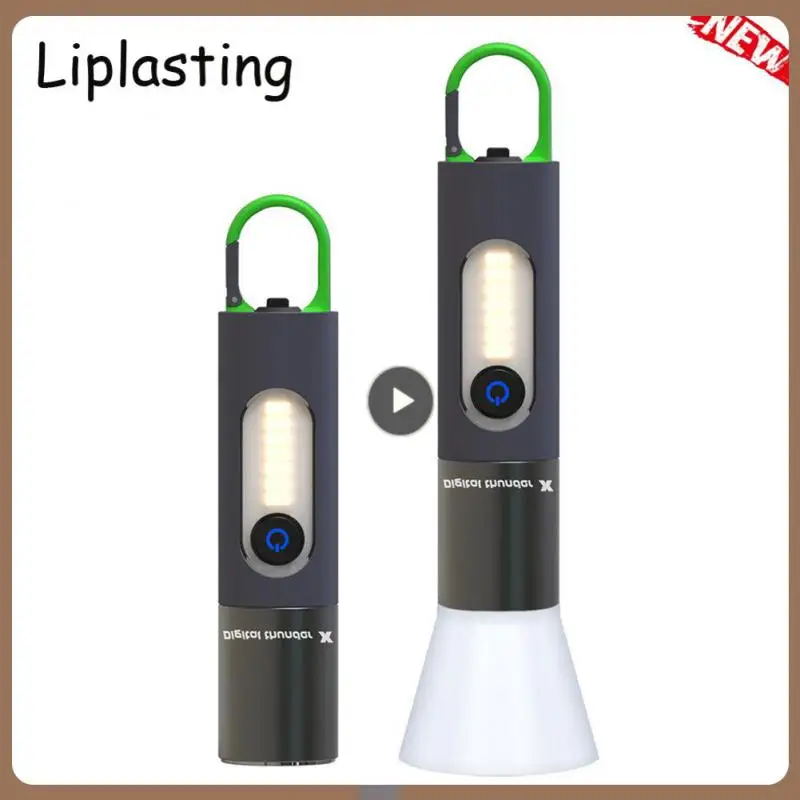 

Flashlight Press Switch 4 Working Gear Camping Lantern Usb Charging Light Outdoor Led Light Torch Waterproof Mini Tactical Lamp